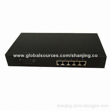 Ethernet Switch with 110-240V AC, 50/60Hz Power Input, 5-port